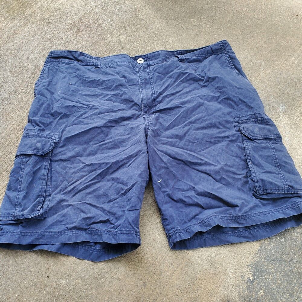 True Nation Navy Blue Cargo Shorts Size 48